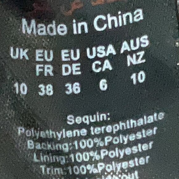 💥SHOWSTOPPER💥Sequin Cocktail Dress w/ Tassel Fringe in Silver & Black - Picture 15 of 15